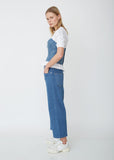 Cotton Stretch Drop Crotch Denim Pants