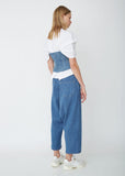 Cotton Stretch Drop Crotch Denim Pants