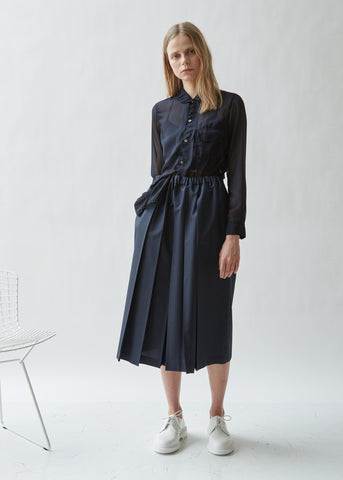 Georgette Button Front Blouse