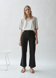 Washed Denim Wide Leg Jean