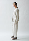 Tennis Cotton Fleece Cardigan