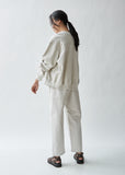 Tennis Cotton Fleece Cardigan