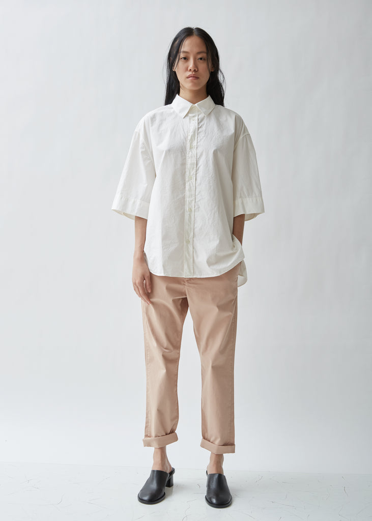 Deco Poplin Button Front Shirt