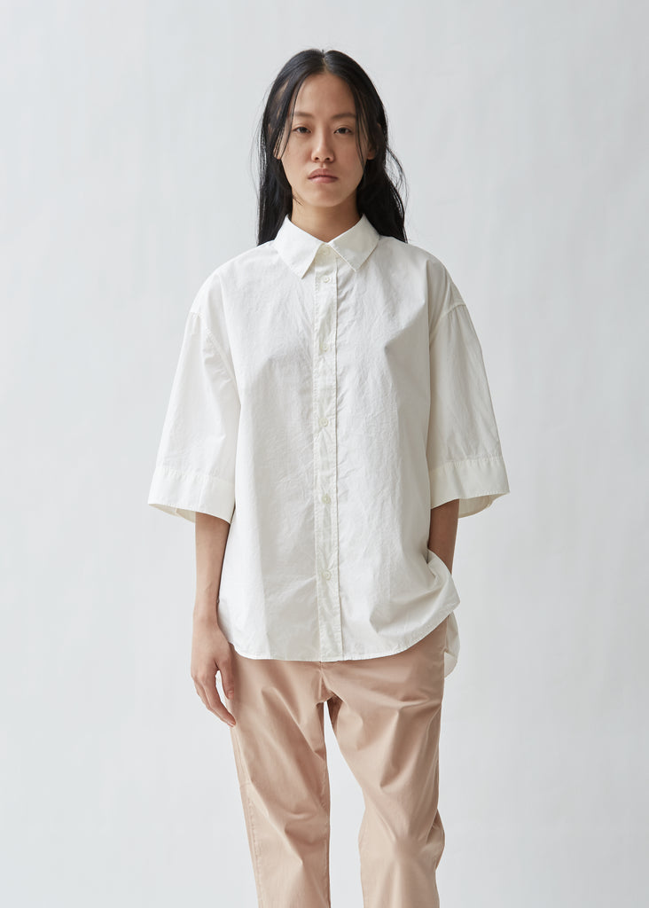 Deco Poplin Button Front Shirt