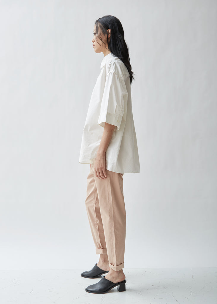 Deco Poplin Button Front Shirt