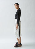 Gabardine x Poplin Cropped Pants