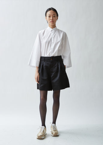 Satin Garment Treated Shorts