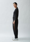 Wool Gabardine Split Seam Pants