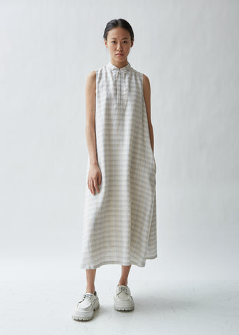 Phenomenon Checked Linen Dress