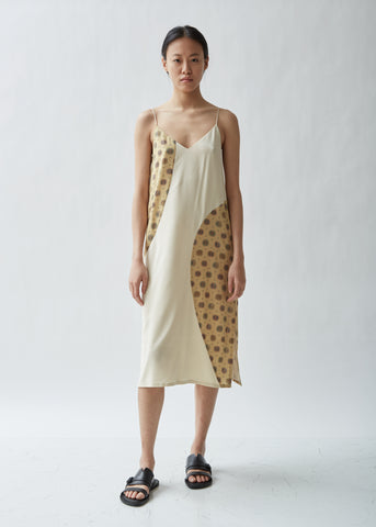 Ferentino Printed Silk Slip Dress