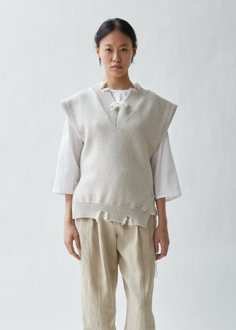 Gauge 5 Distressed Wool Vest