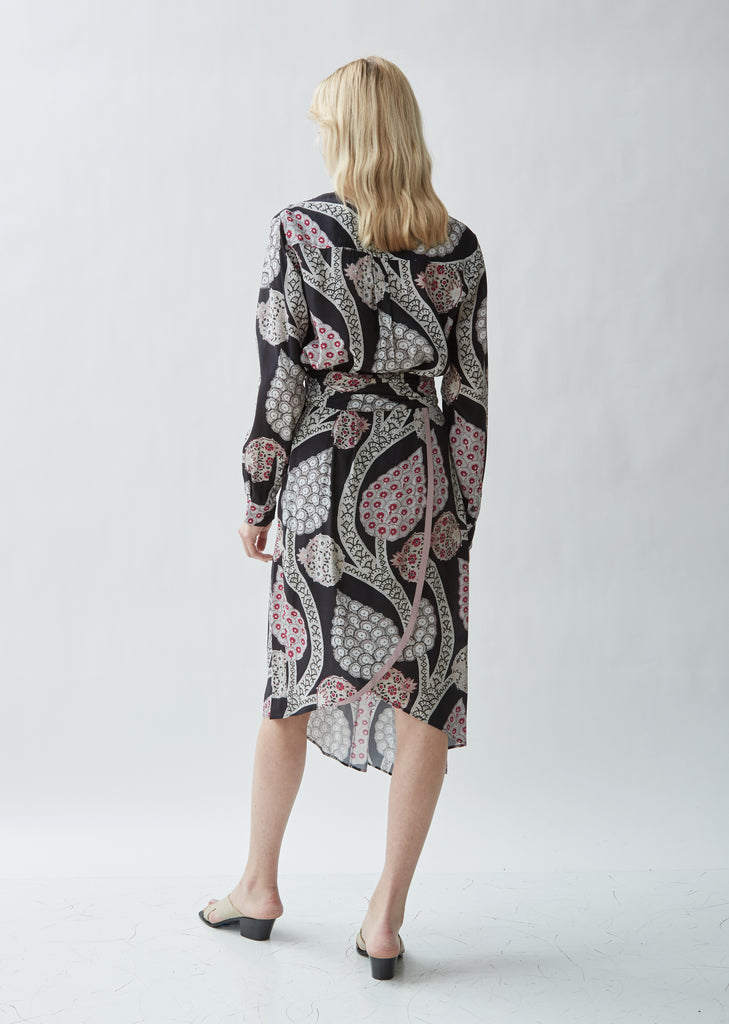 Usak Floral Button Front Blouse