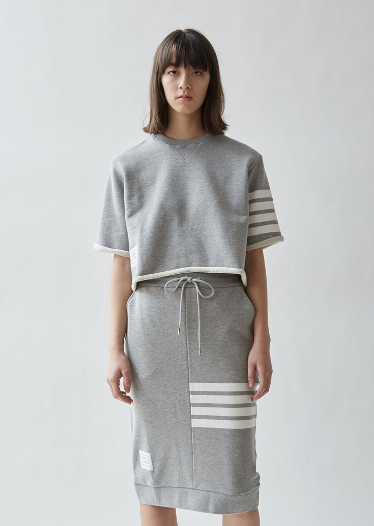 Terry Cotton Sack Skirt