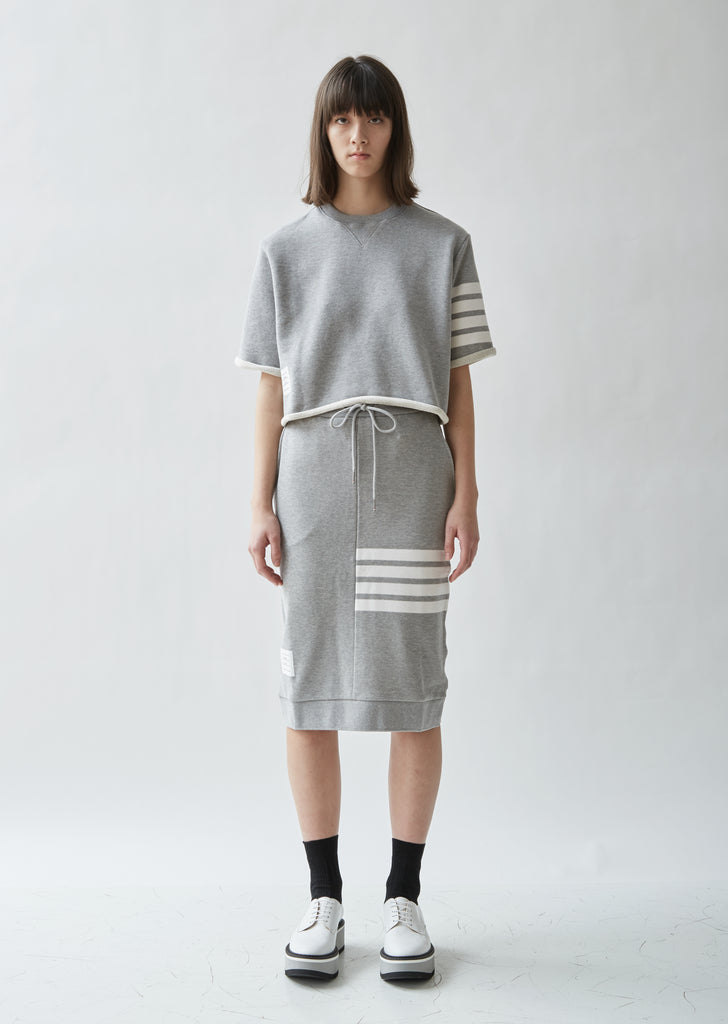 Terry Cotton Sack Skirt