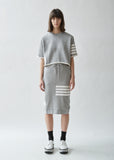 Terry Cotton Sack Skirt