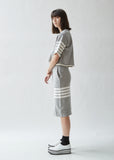 Terry Cotton Sack Skirt