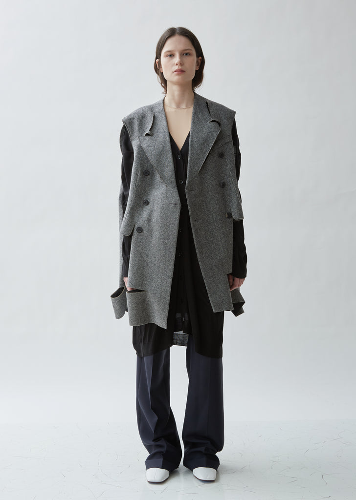 Décortiqué Deconstructed Herringbone Blazer