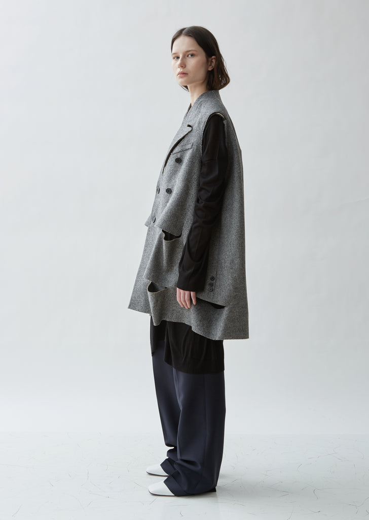 Décortiqué Deconstructed Herringbone Blazer