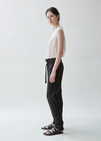 Francis Linen Blend Strap Trousers
