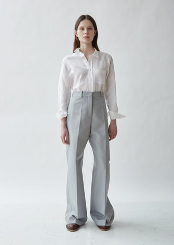 Gabriel Twill Wide Leg Trousers