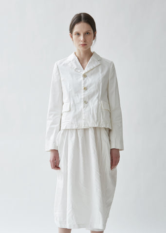 Cotton Satin & Lace Jacket