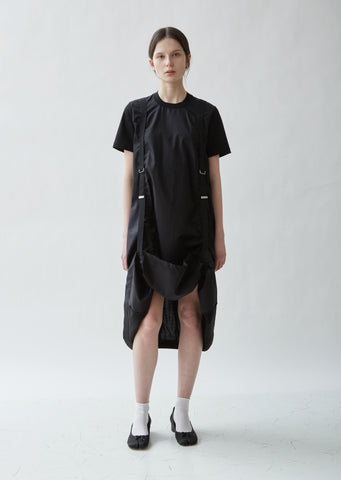 Cotton Poplin & Jersey Dress