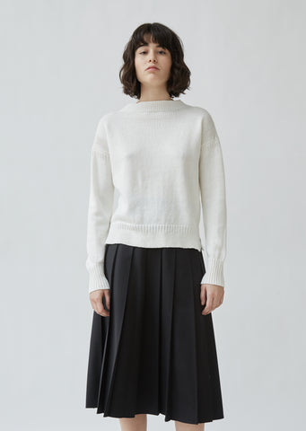 Boatneck Cotton Linen Guernsey