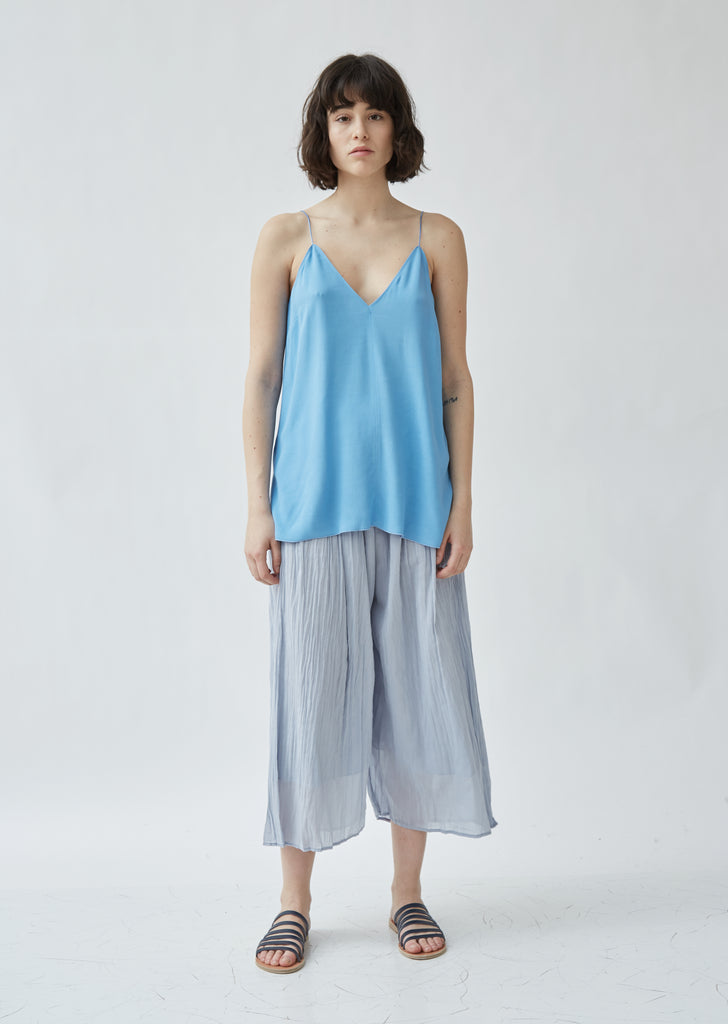 Fluid Creponne Straps Top