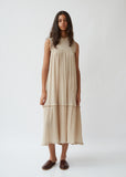 Cotton Gauze Smocked Dress