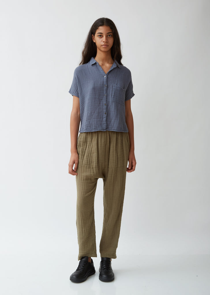 Cotton Gauze Little Shirt
