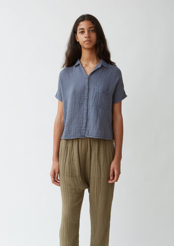 Cotton Gauze Little Shirt