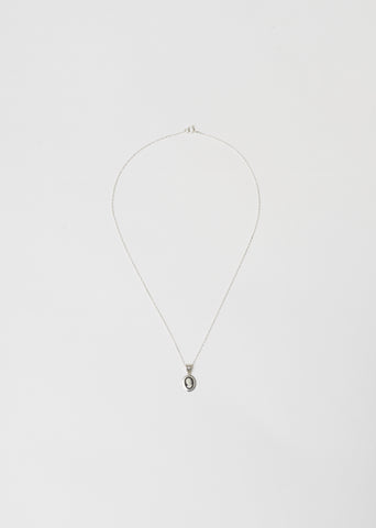 Silver Small Cameo Pendant
