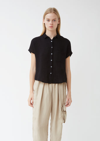 Cotton Gauze Little Shirt