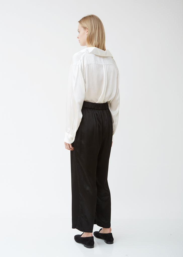 Pebble Satin Ankle Pants