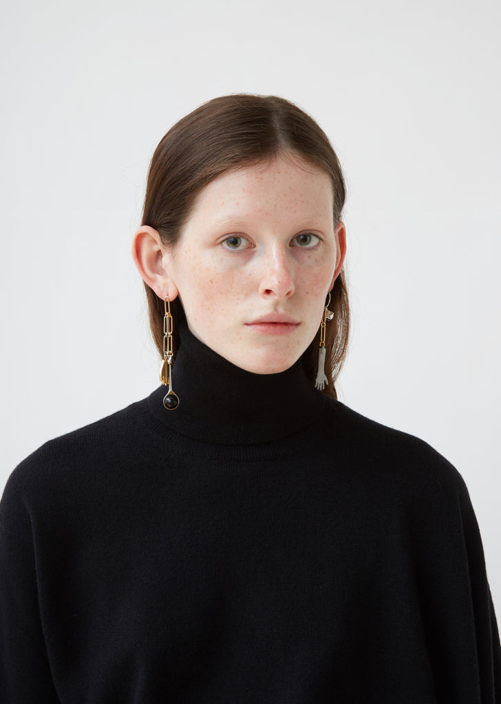 Asymmetrical Charm Earrings