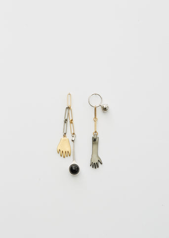 Asymmetrical Charm Earrings