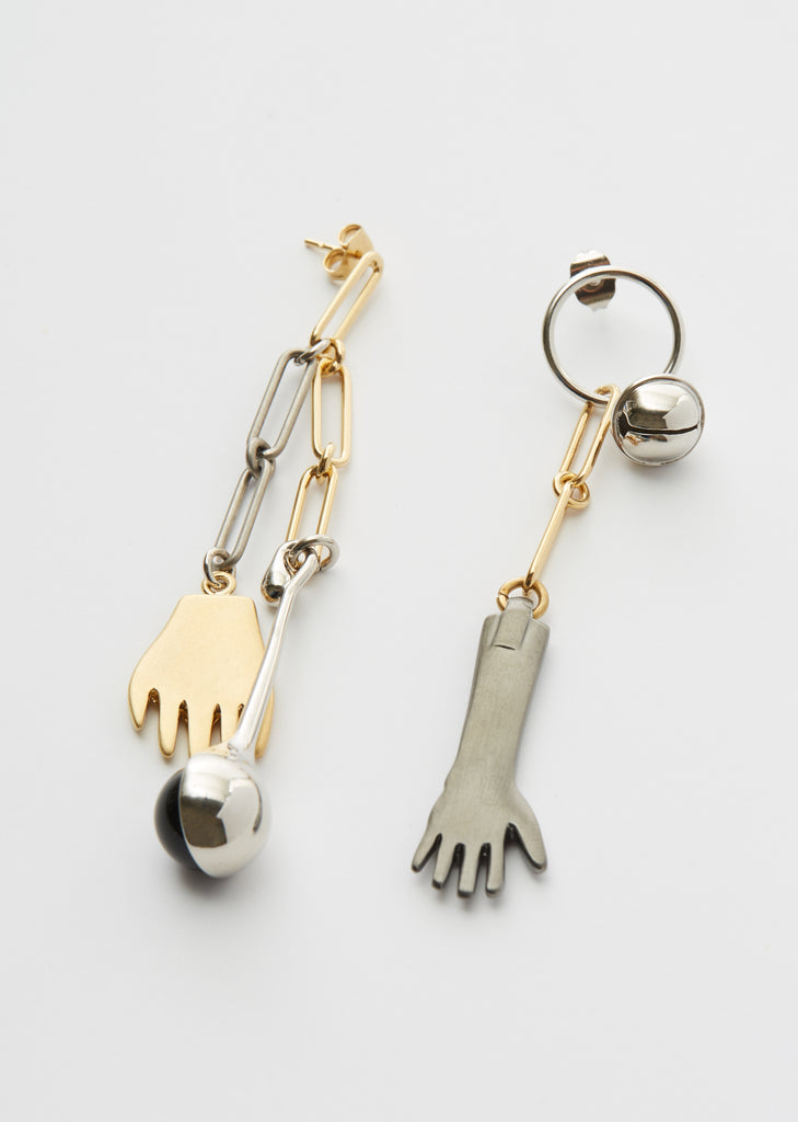 Asymmetrical Charm Earrings