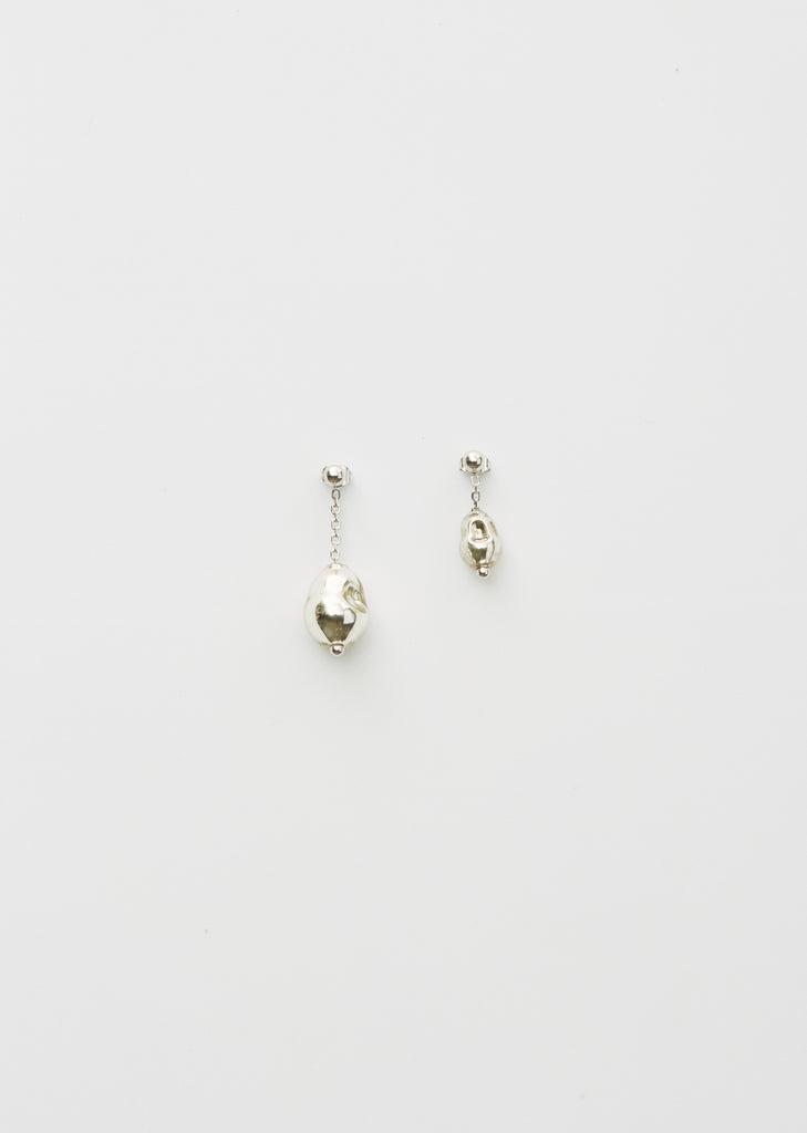 Pearl Asymmetrical Earrings