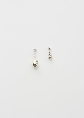 Pearl Asymmetrical Earrings