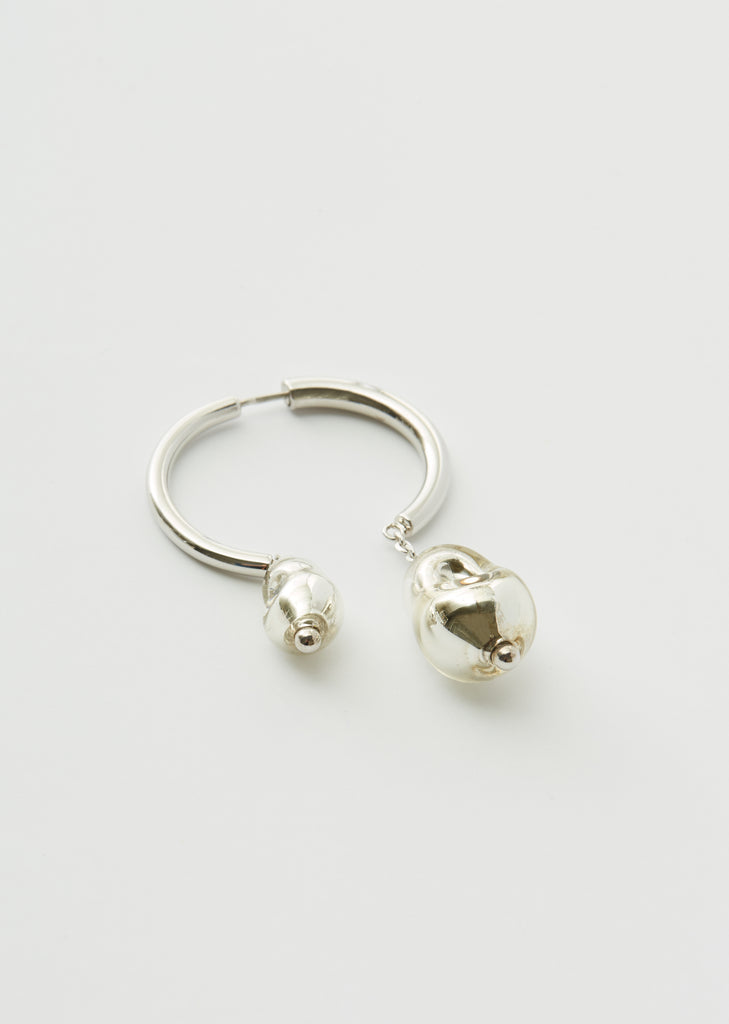 Pearl Creoles Earring
