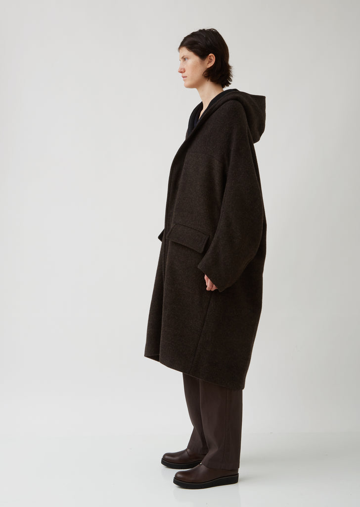 U-Design Slv Hood Coat