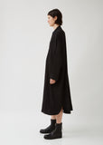 U-F Drape Shirt Dress