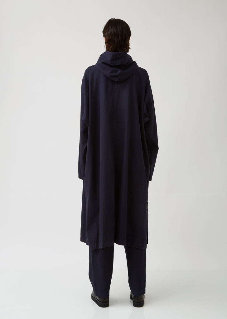 Cotton Zip-Up Coat