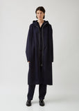 Cotton Zip-Up Coat
