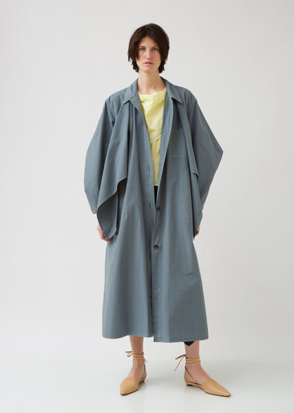 Cotton Ventile Knotted Trench Coat – La Garçonne