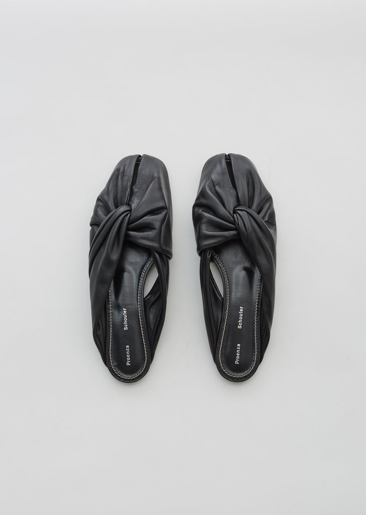 Twist Front Flat Mules