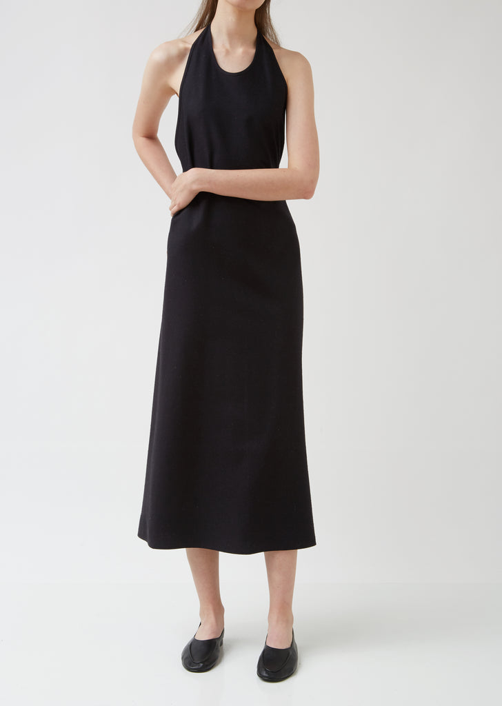 Raw Silk Apron Dress