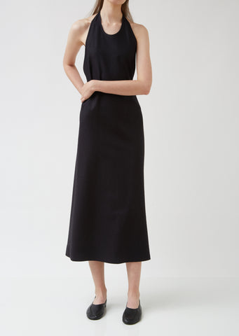 Raw Silk Apron Dress