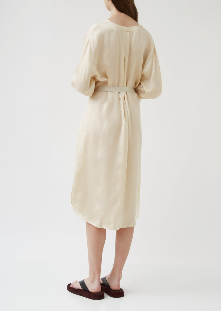 Chic Satin Short Dress