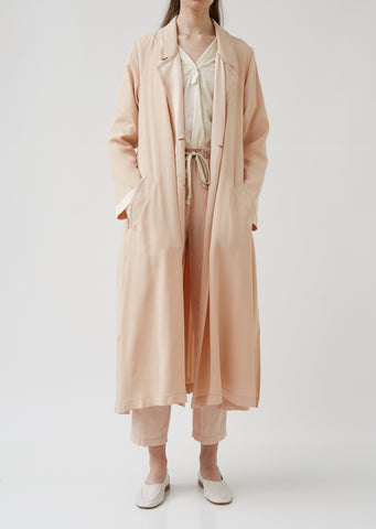 Viscose Crepe Duster Coat